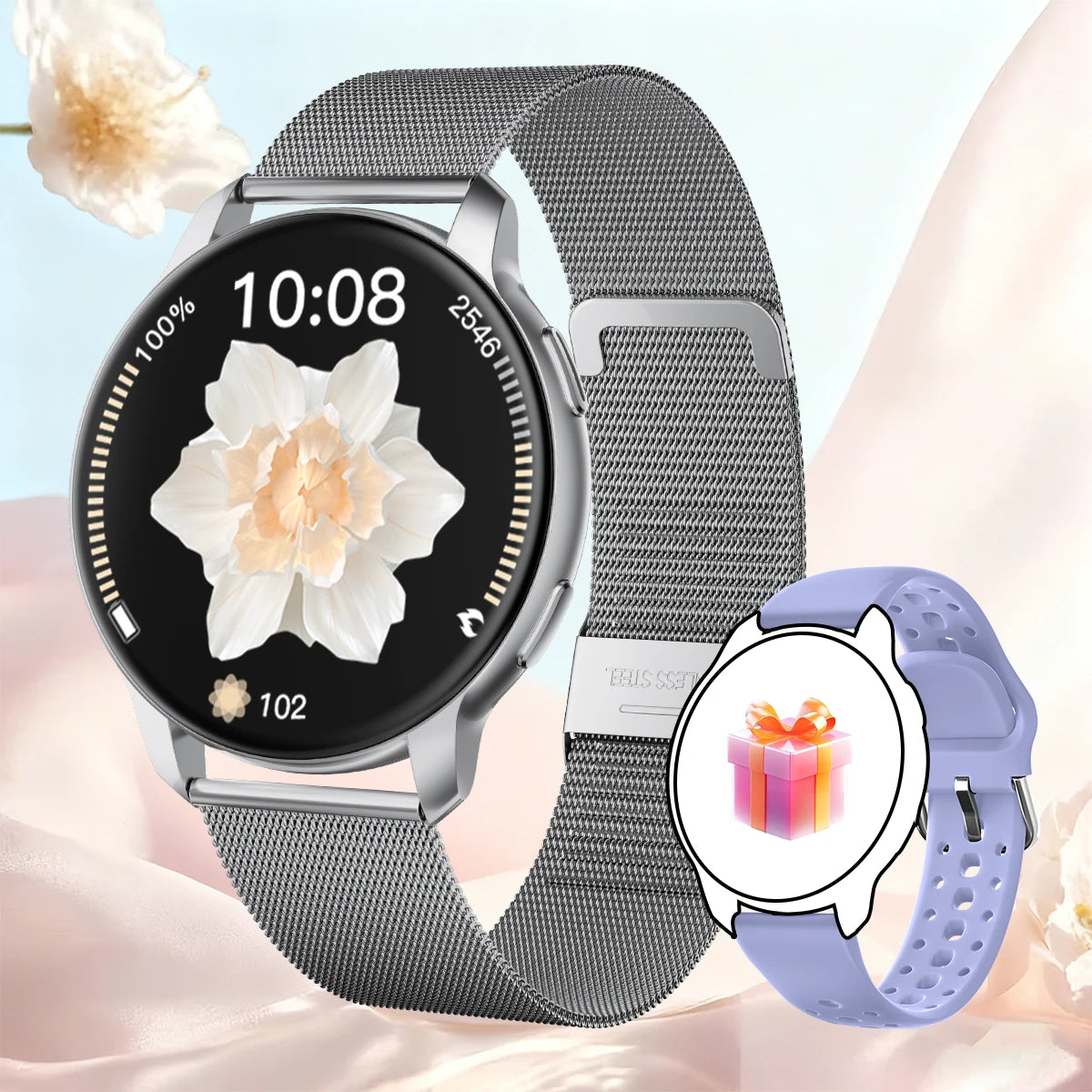 2026 Smart Watch for Men Women Bluetooth Call 1.46'' HD Display Fitness Tracker Heart Rate Sleep Monitor IP67 Waterproof Android