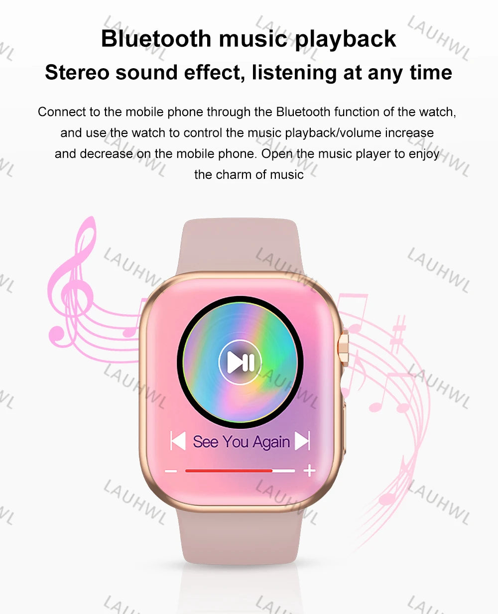 Bluetooth call smartwatch series 9 men and women exercise heart rate blood pressure NFC  For Android smartwatches smartwatch 9