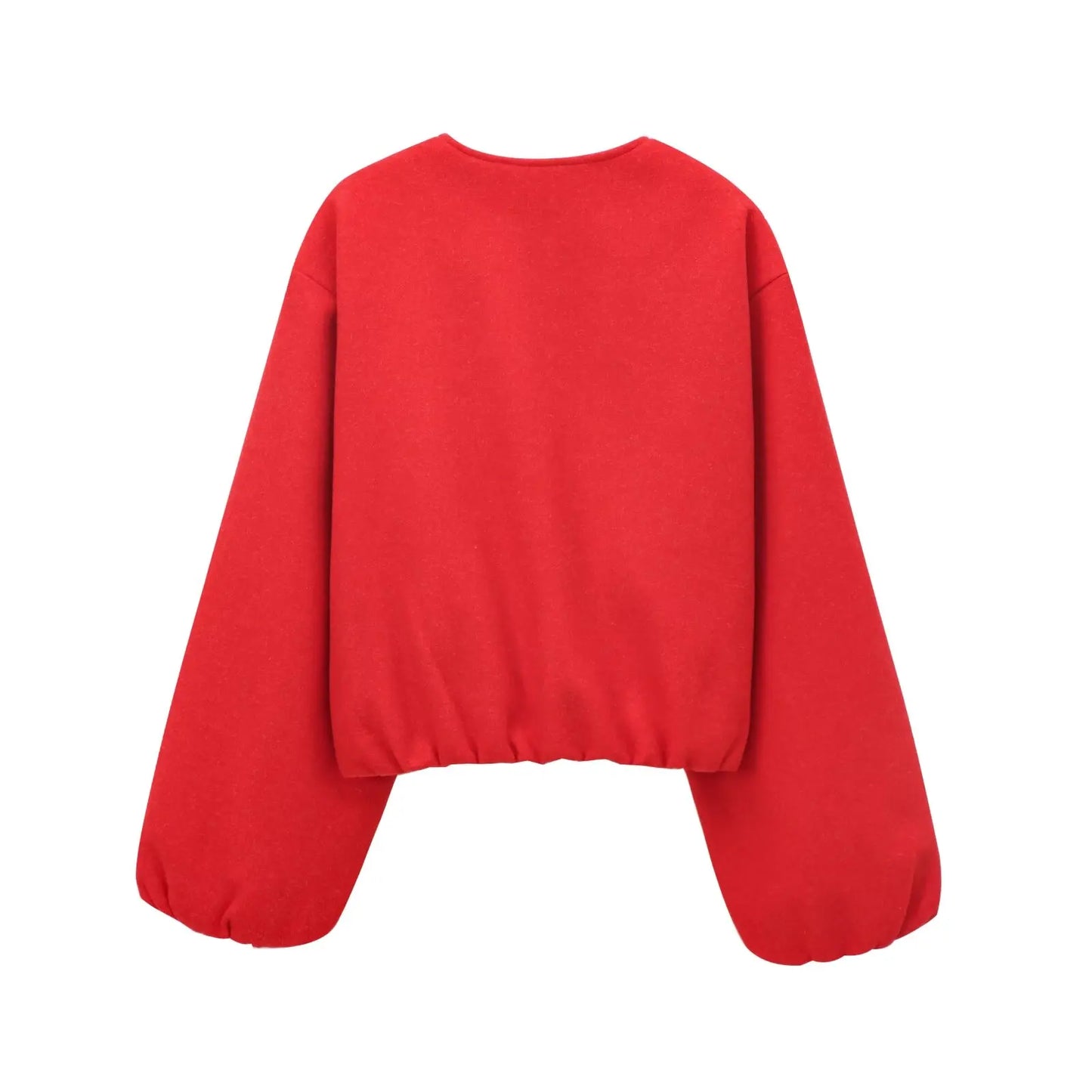 MUJER Fleece Bomber Jackets for Women Soft Zipper Woman's Sports Jacket Casual Cropped Jacket Women Long Sleeve Coats Outerwears