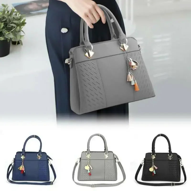 Large Capacity Mom Crossbody Bag Autumn Winter Women Handbag Multifunctional Single Shoulder Daily Shopping Bag