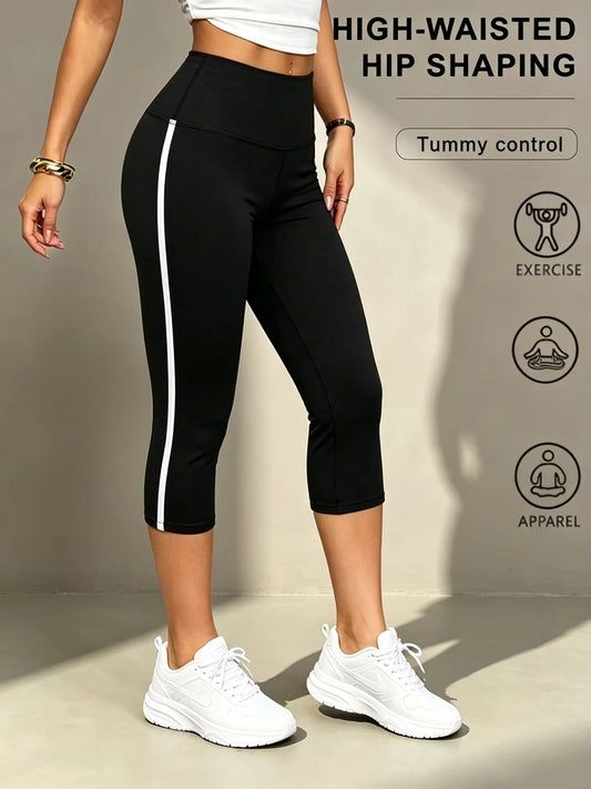 Women's Yoga Leggings High Waist Booty Lifting, Tummy Control Fitness Sport Pants Workout Slim Fit Leggings for Outdoor Sports