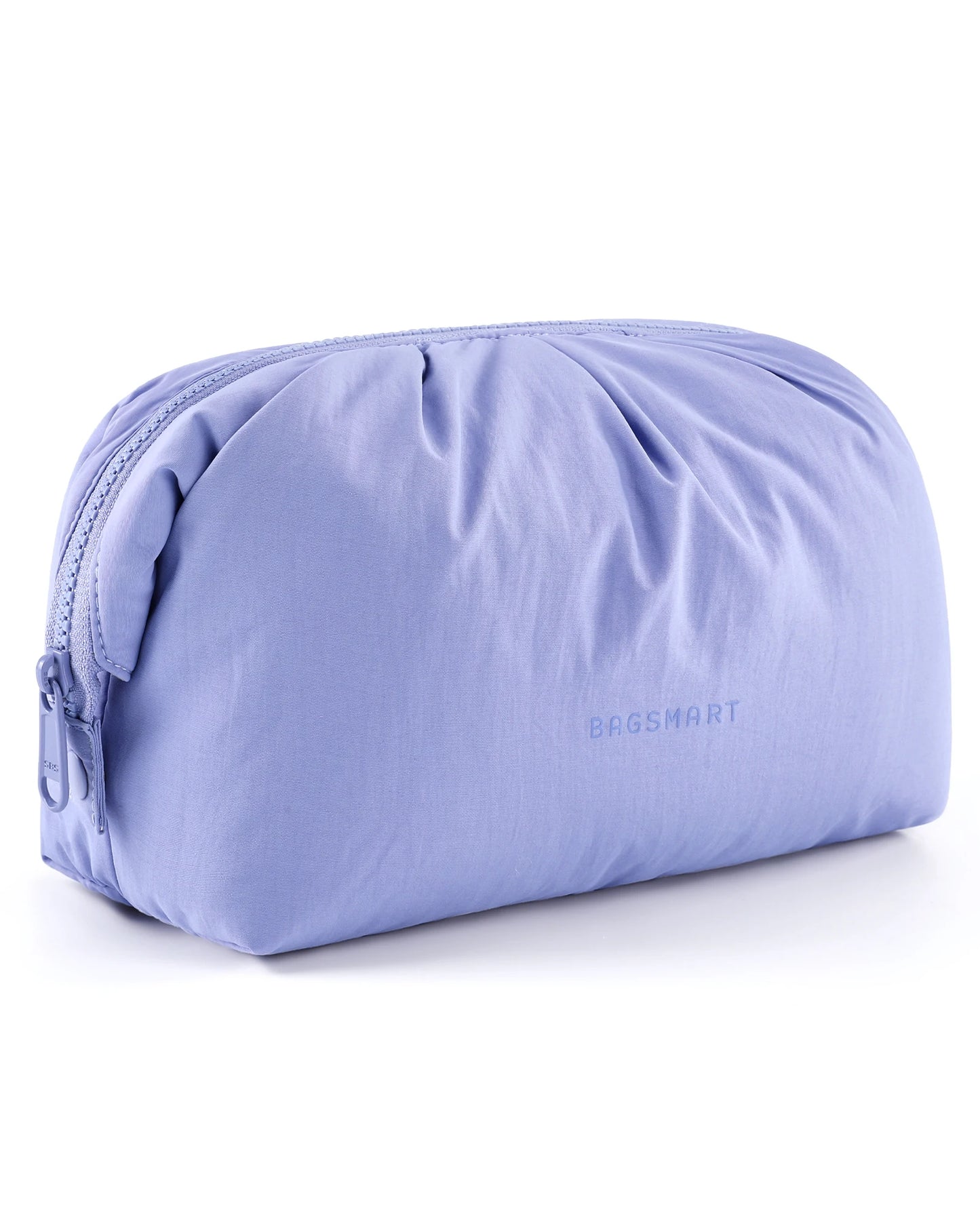 BAGSMART Makeup Bag Large Capacity Cosmetic Bags for Women Wide-open Make Up Pouch Travel Essentials Toiletries Accessories