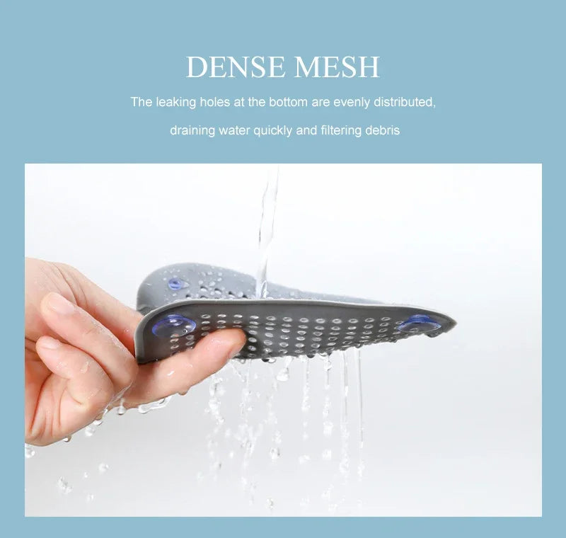 Sink Strainer Shower Drain Plug Hair Catcher Bathtub Shower Kitchen Sink Sewer Hair Filter Screen Silicone Bathroom Accessories