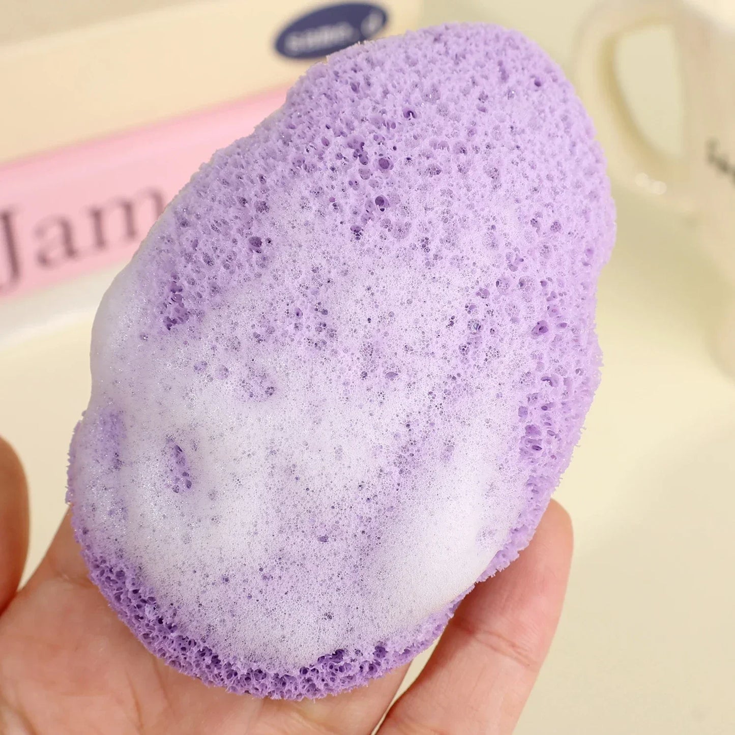 Mud Mask Cleaner Puff Exfoliating Blackhead Removal Face Wash Cleansing Sponge Makeup Remover Foam Sponge Face Clean Pads Tool