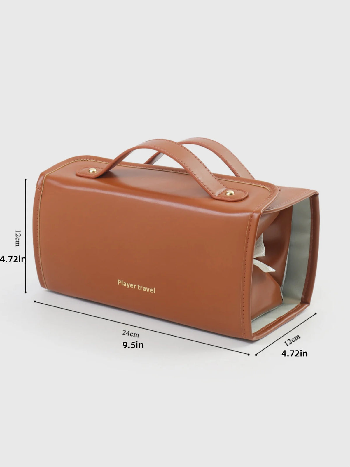 Detachable and Foldable Makeup Bag with Large Capacity for Skincare/Cosmetics, Easy to Organize and Classify, No Need to Search, Convenient to Access, Dual Handles for Travel, Portable Four-In-One Makeup Bag