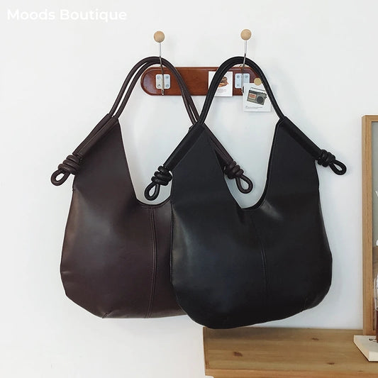 Branded Shoulder Hobo Bags For Women 2025 Latest Trends Luxury Designer Purses And Handbags Pure Color Big Capacity Shopper Tote