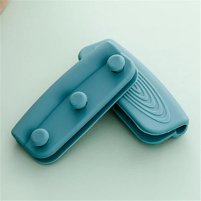 1Pair Of Silicone Handles Anti-Scalding Non-Slip SilicOne Pot Handle Cover Heat Insulation Handle Cover Kitchen Accessories