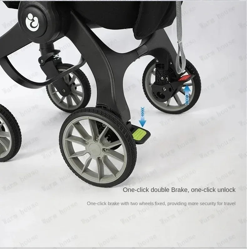 2025 NEW baby stroller 4in1 trolley car seat Multifunctional baby carriage luxury Foldable and portable strollers