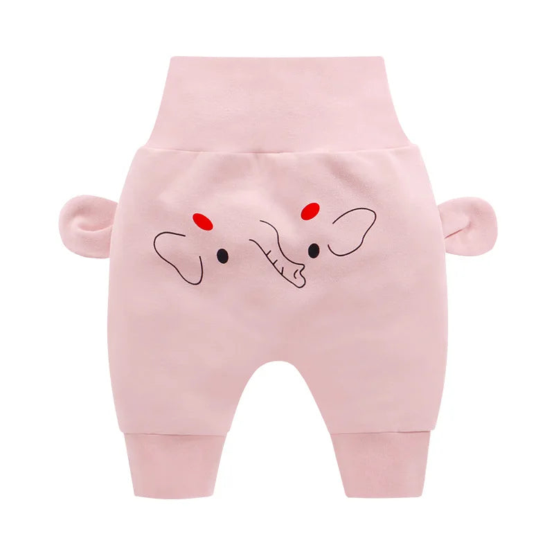 Baby Cute Pants Boys Girl Cartoon High Waist Children Toddler Spring Autumn Newborn Infant Trousers Cheap Stuff KF116