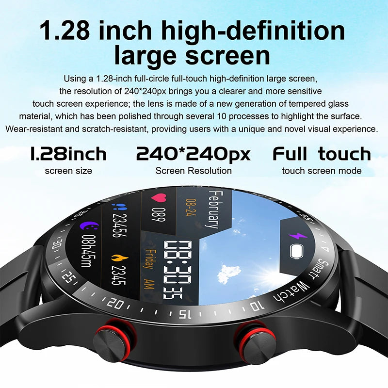 Sports Smart Watch Men Women HD Screen ECG+PPG Bluetooth Call GPS Tracker Heart Rate Monitor IP68 Waterproof SmartWatch 2026 New