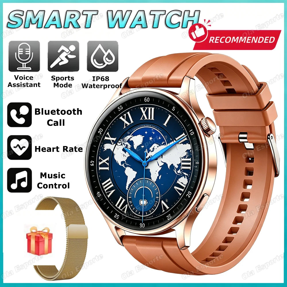 2026 New Smart Watch For Men Women 1.52" Full Touch Screen Waterproof Health and Sleep Monitor Multi-function Smart Watch HW12