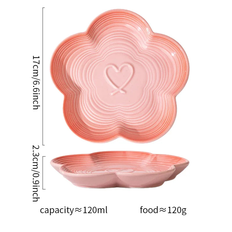 High Aesthetic Ceramic Pet Bowl with Wood Stand, Shallow Dish for Cat Snacks, Cute Bow Knot Pattern, Cat Food Dish,Home Kitchen