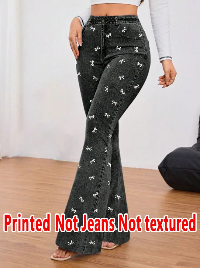 1298 Women'S Three-Quarter Leggings with Printed Designs