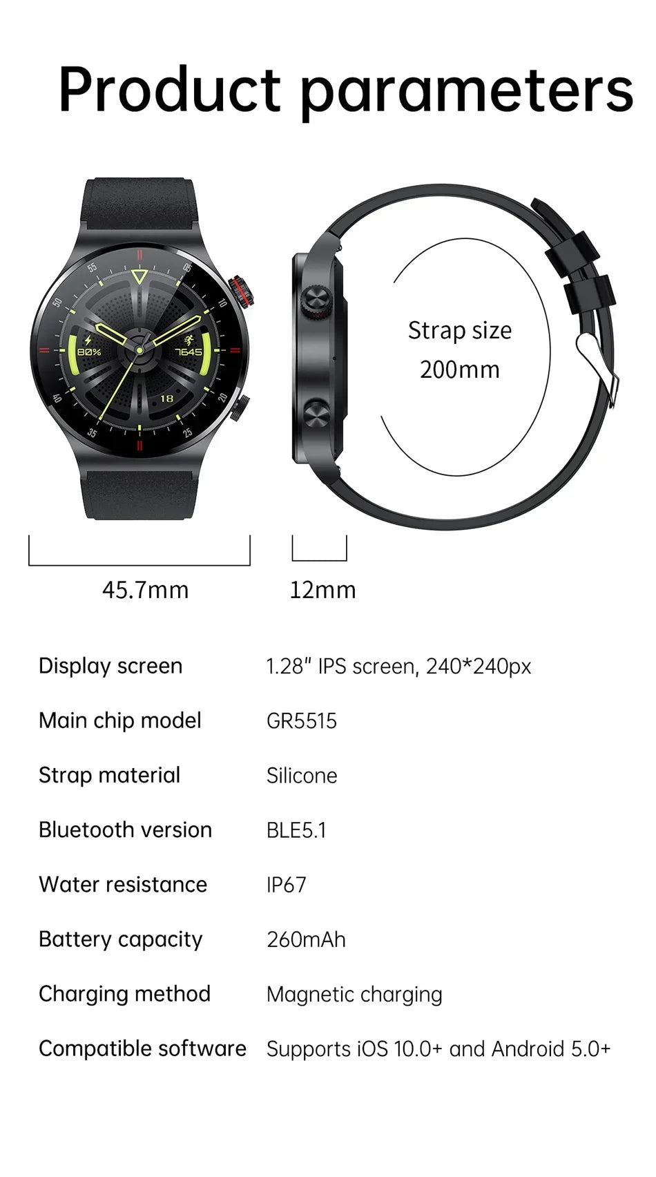 Xiaomi Smart Watch Men Women Custom watch face Sports waterproof Bluetooth call Smartwatch ECG+PPG For Android Samsung Huawei