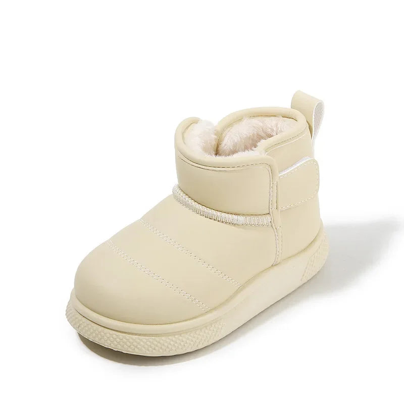 Winter Girl Outdoor Snow Boots New Causal Children's Cotton Boots for Boys Soft Warm Furry Hairy Kids Fashion School Ankle Boots