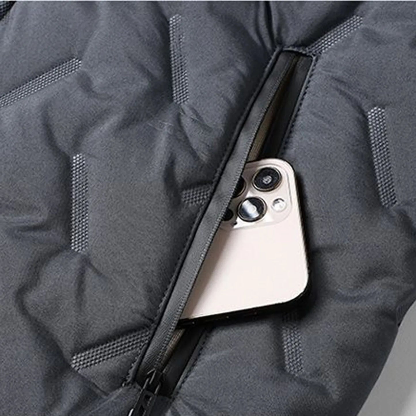 Men's Lamb Fleece Jackets Autumn Winter Casual Short Cardigan Coat Simple Comfy Solid Color Small Stand Collar Zipper Jackets