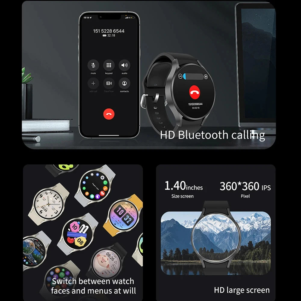 Smart Watch GPS Track Smart Watches For Men Women Sport Heart Rate Bluetooth Call NFC IP68 Waterproof Compass Smartwatch 7 Mini