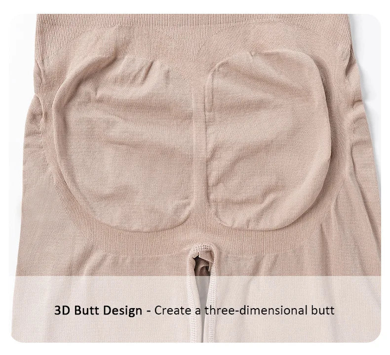Women Colombianas Corset Slimming Butt Lifter Full Body Shaper Seamless Bodysuit Compression Open Crotch Push Up Shapewear