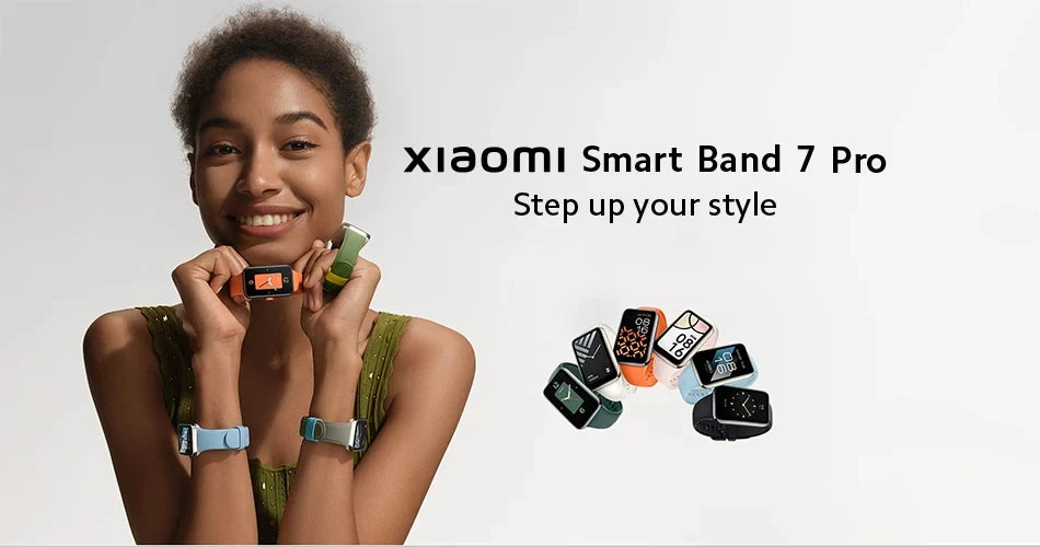 Original Global Version Xiaomi Mi Band 7 Pro AMOLED Screen Blood Sleep Breathing Oxygen Monitoring Health Management Smart Watch