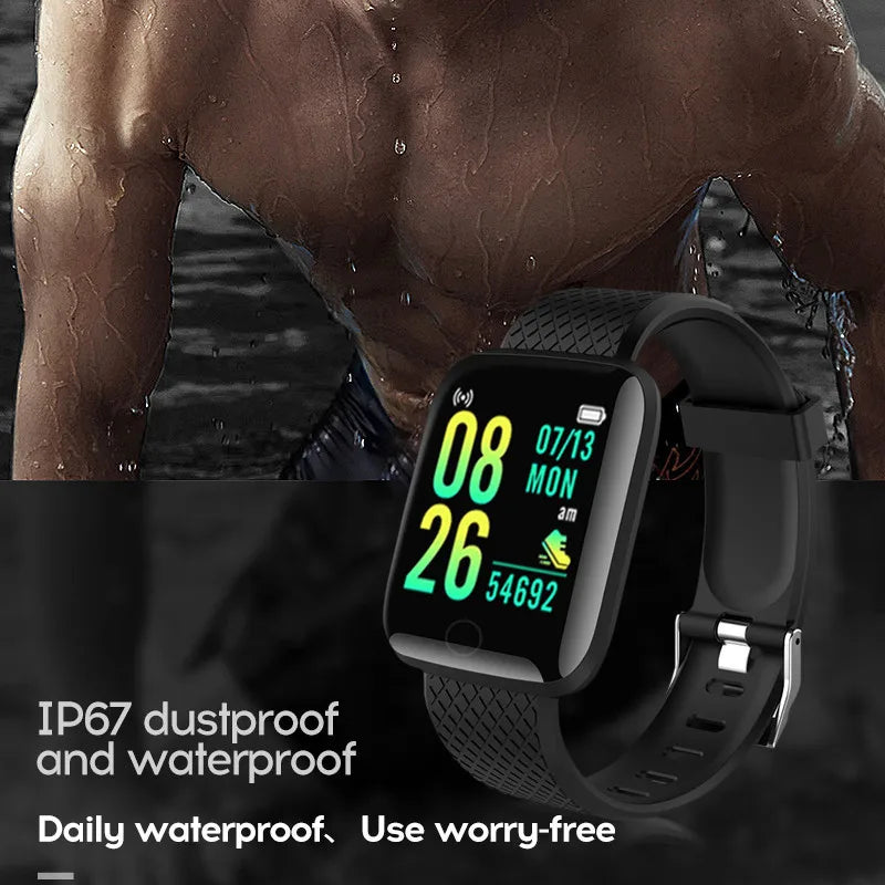 Smart Watch Men Women Message Reminder Bluetooth Mobile Phone Sports Kids Smartwatch 116Plus relojs