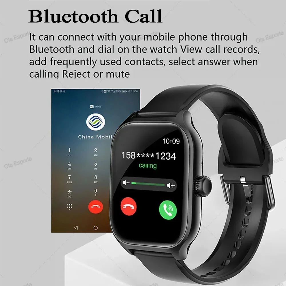 2024 New Smart Watch For Men Women Dial to Answer Calls GPS Sports Tracking Heart Rate Blood Oxygen Monitor Bluetooth Smartwatch