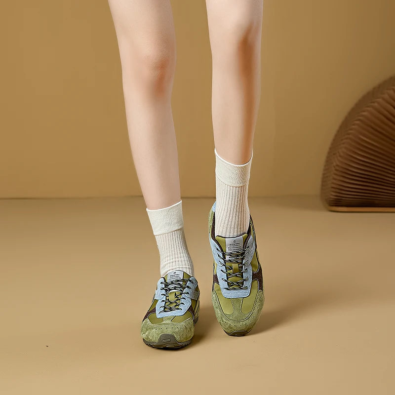 AIYUQI 2026 New Women Sneakers Shoes Non-Slip Flats Women's Virtue Training Shoes Large-Size Casual Shoes Students Female Shoes