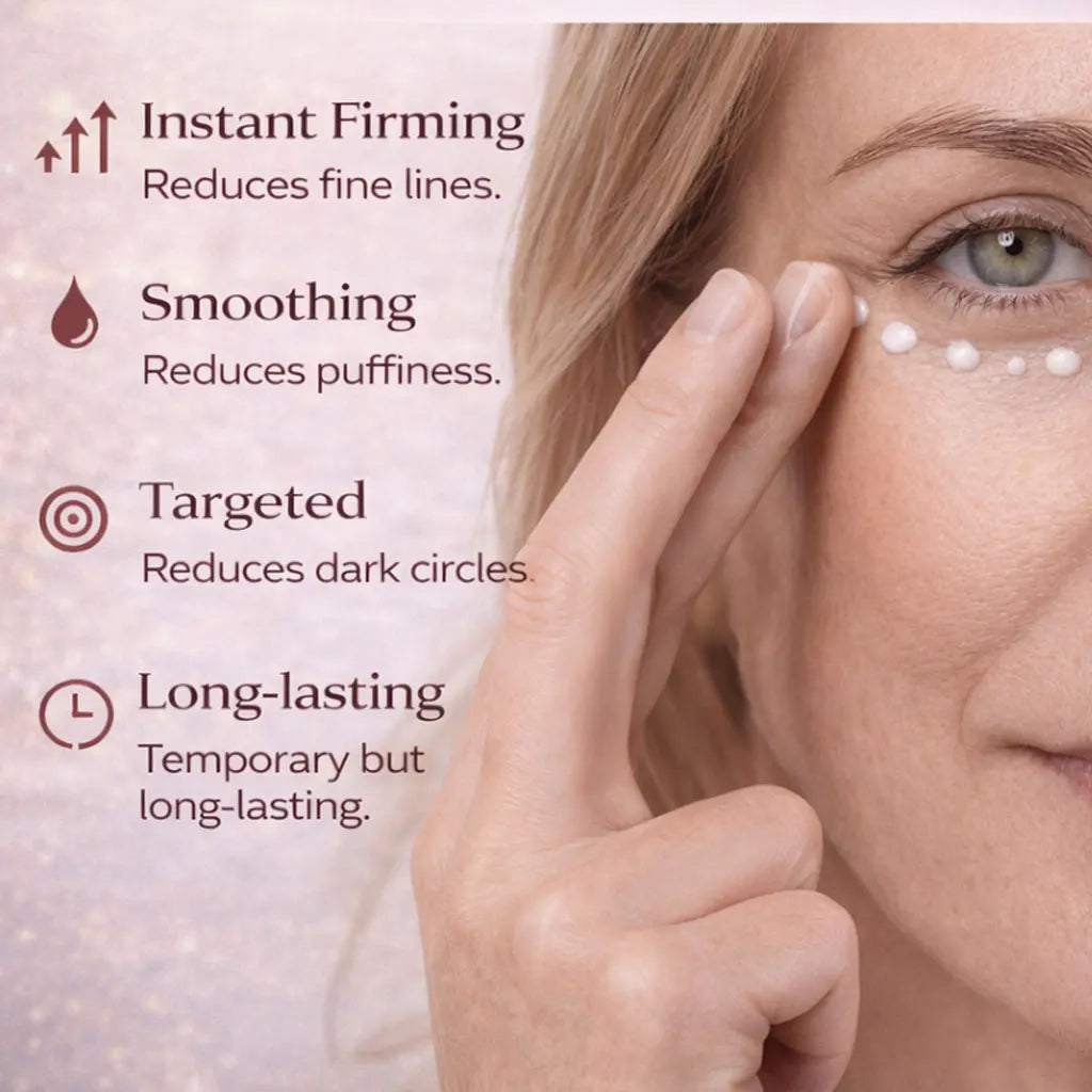 Fast-Acting Eye Tightening Cream Primer Eye Firming Cream Smooth Fine Line Facial Makeup Primer for Women Eye Care 20ML