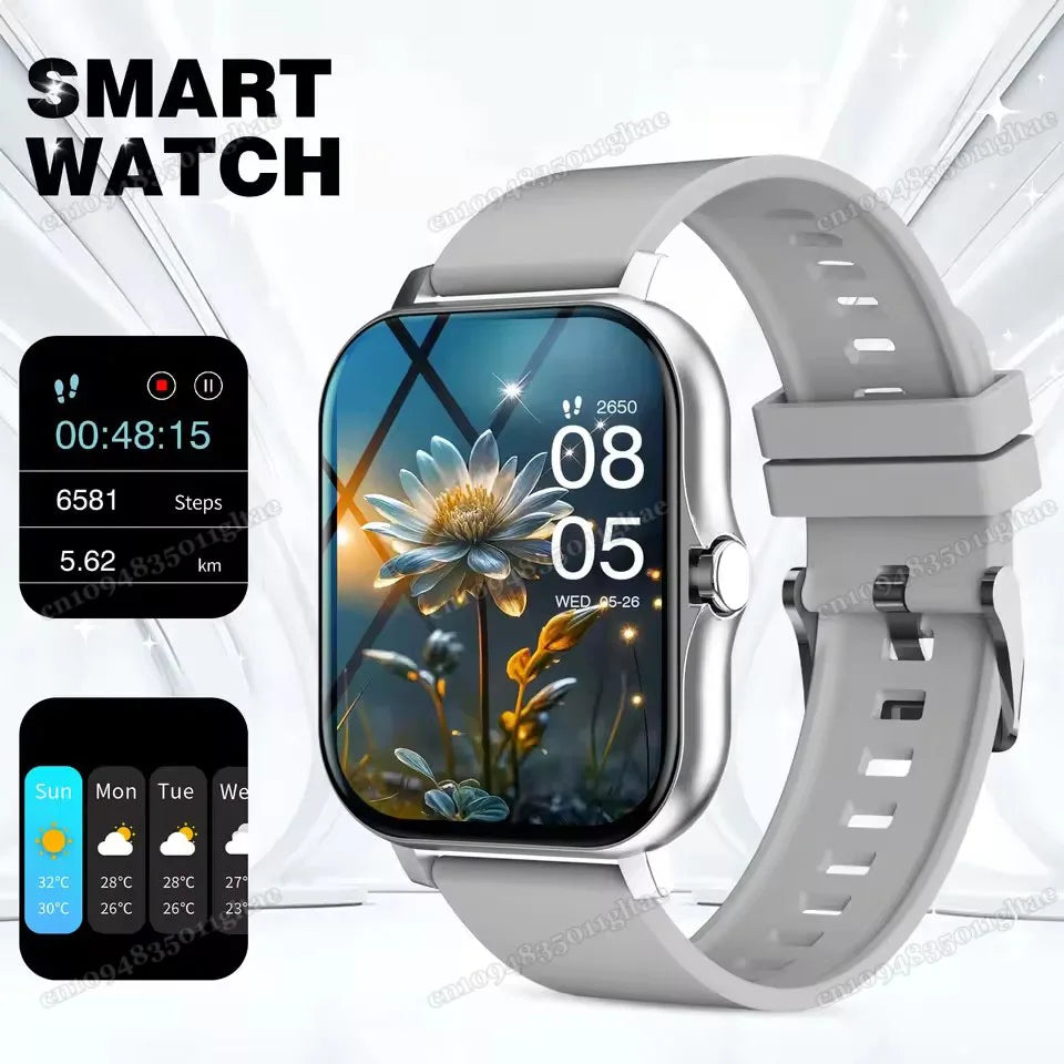 Smart Watch For Android IOS Watches 2.01inch HD Display Bluetooth Call Message Alert Music Sports Mode Smartwatch Men Women Gift
