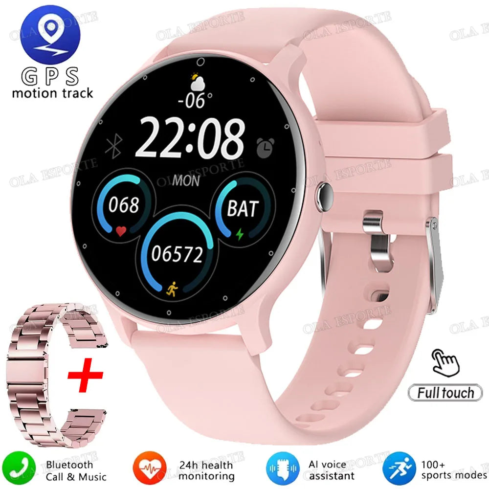 2026 smart watch HD  touch screen ，5ATM waterproof，remote control，GPS tracking，heart rate monitor smartwatch for ios Andriod