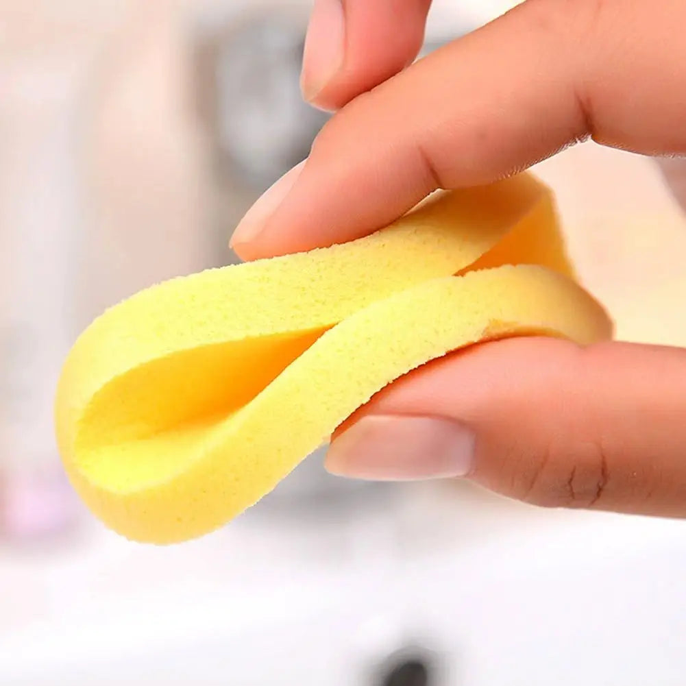 12PCS Facial Sponge Compressed, Face Cleansing Sponge Cosmetic Wet Puff Dry Wet Makeup Facial Sponge Round Wash Face Sponges