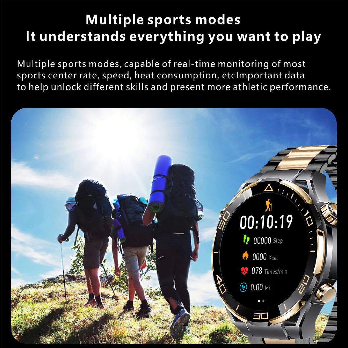 2024 For Huawei Xiaomi Men's Smartwatch Bluetooth Call 1.62" 480*480 AMOLED HD Screen 4GB ROM NFC Waterproof Women's Smartwatch