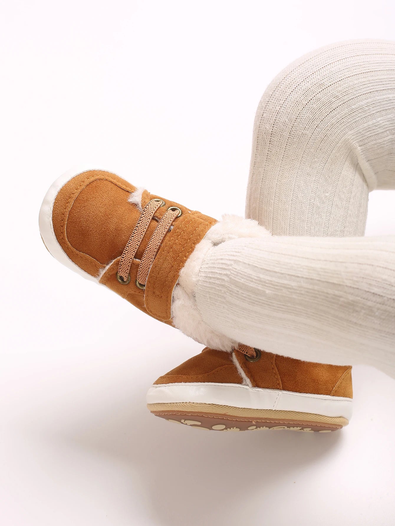 Baby Winter Boots - Soft Cotton Snow Shoes for Toddlers | Warm First Walkers 0-24M | Solid Color Design"