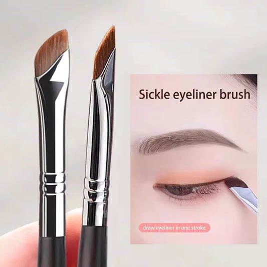 1/5pcs Eyeliner Brush Eyeshadow Blade Brush Detail Brush Diagonal Eyebrow Brushes Undereyelid To Sleeping Silkworm Makeup Tools