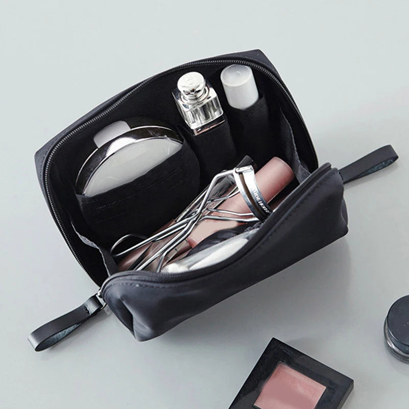 Makeup Bag For Purse Portable Waterproof Cosmetic Bag Lipstick Storage Travel Zipper Pouch For Women Toiletry Organizer Case