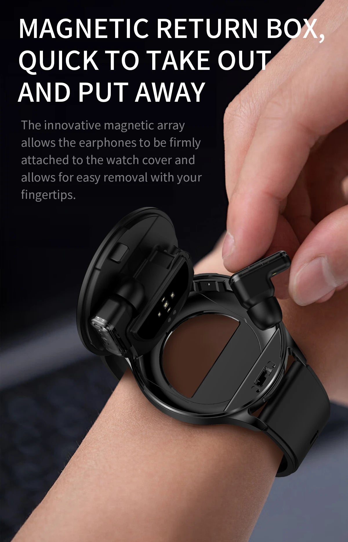 LIGE 2 In 1 TWS Headset Smart Watch 1.39" Women Men Sport Fitness Heart Rate Health Tracker Watches Earphone Music Smartwatch