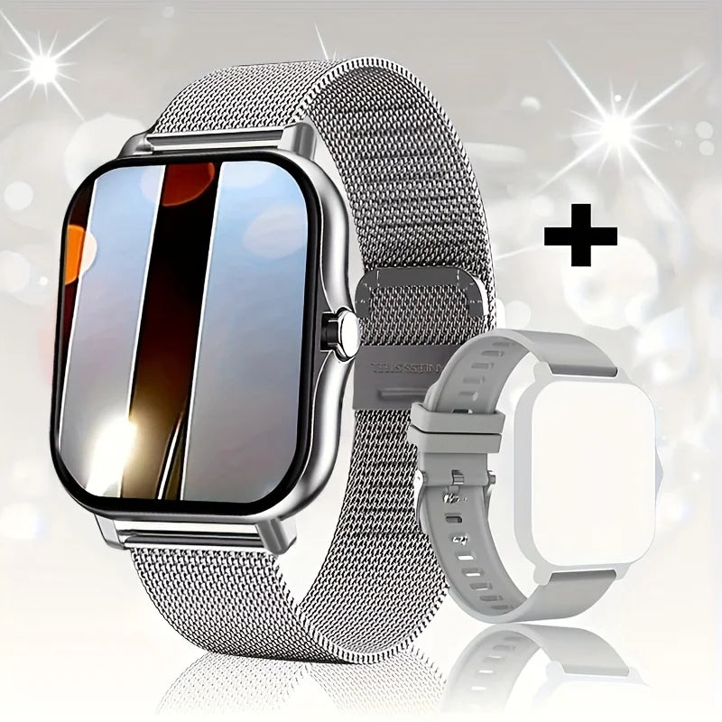 Smart Watch, Wireless Call/Dial, Multi Sport Mode, Multiple APP Reminders, Suitable for Every Friend, Compatible with IPhone/And
