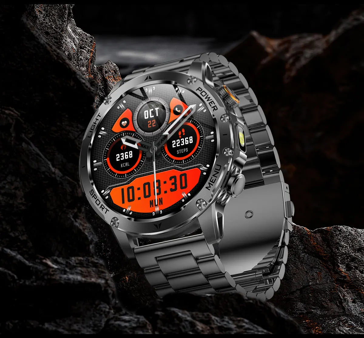 New Smart Watch For Men 1000Mah Battery Fitness Tracking Sport Waterproof Clock Smart Bracelet Men Military High-end custom dial