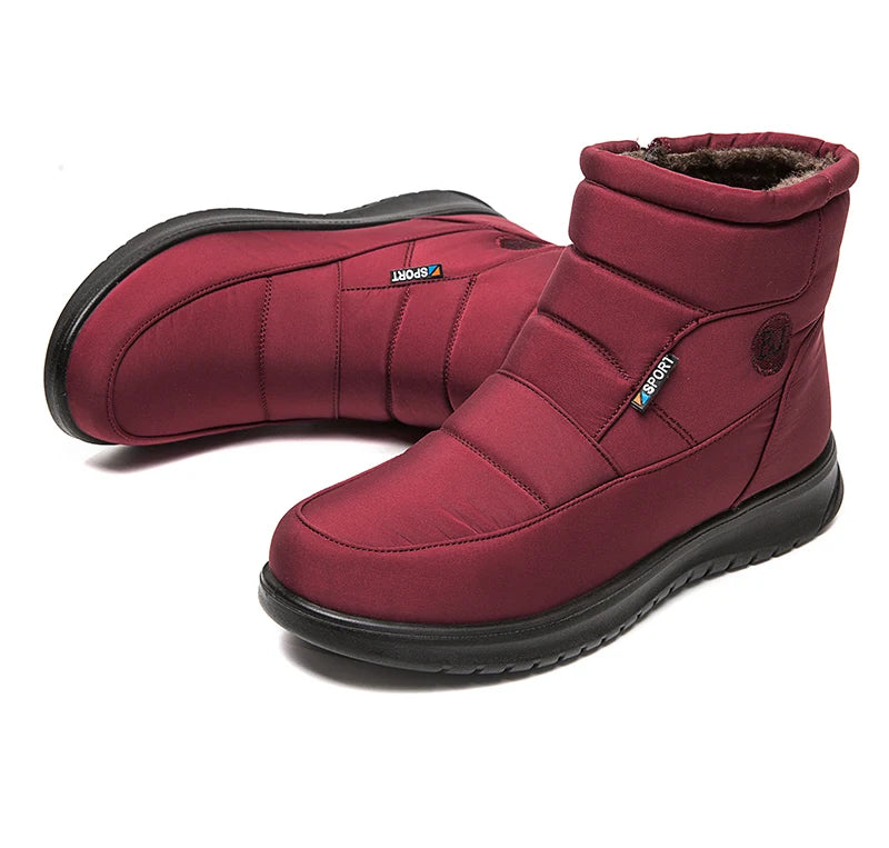 Women Boots 2024 Winter Boots For Women Waterproof Snow Boots Ankle Fur Botas Mujer Elegant Footwear Winter Shoes Women Botines