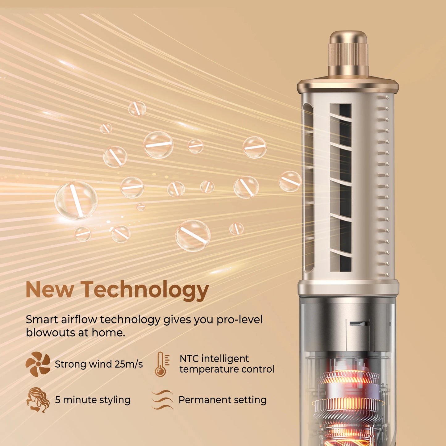 Hair Dryer 8 in 1 Hair Styler Tools Complete Set Salon Brushless Motor 110000rpm Professional Blower Dryerr With Comb