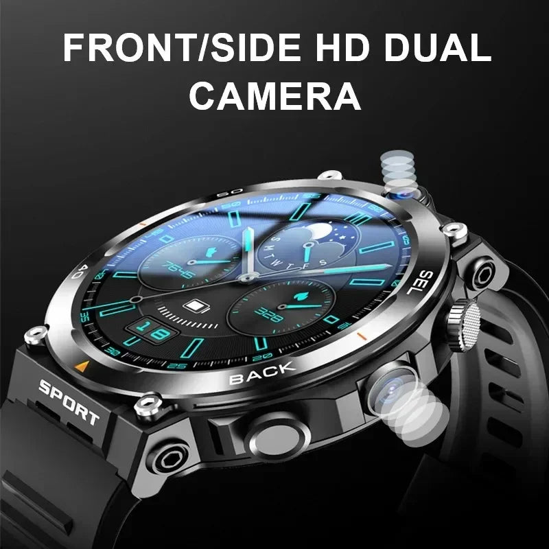 4G LTE H10 Smartwatch Dual Camera Video Calls Wifi NFC Door Access 1380mAh Battery Capacity SIM Card Smart Watch