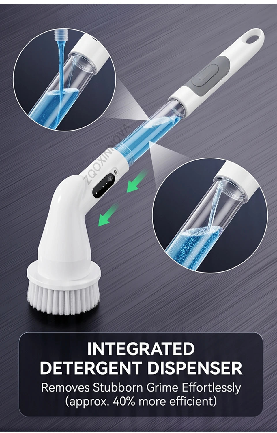 Cordless Household Spin Scrubber Kitchen Gadgets Hair Brushes Bathroom Broom Toilet  Multipurpose Cleaning Brush  Electric Mops