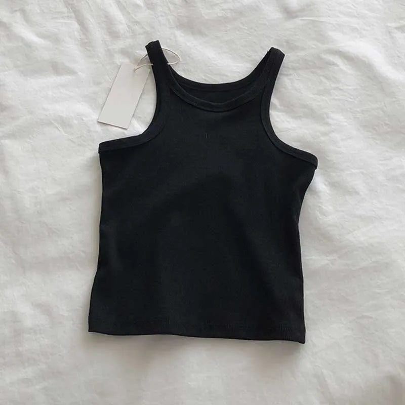2025 Women Tank Tops Sexy Cropped Top Female Women Summer Camisole Camis Black White Sport Clothes For Women
