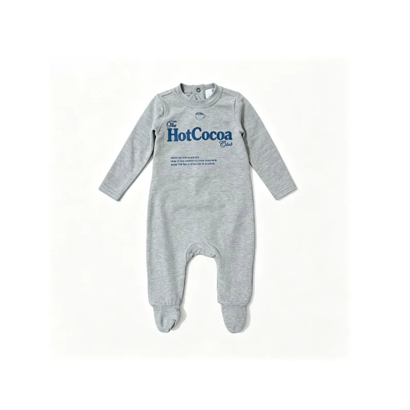 AP AW26 Cotton Cocoa Club Collction Children Girl Boy Fashion Letter Print Family Matching Clothing Kids Casual Clothes