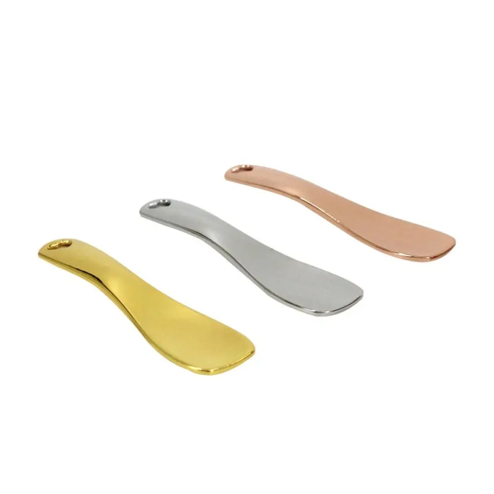 Metal Face Cosmetic Spatula Cosmetic Dispensing Spoon Beauty Tools Makeup Mask Cream Spoon Makeup Tools Cosmetic Spoons