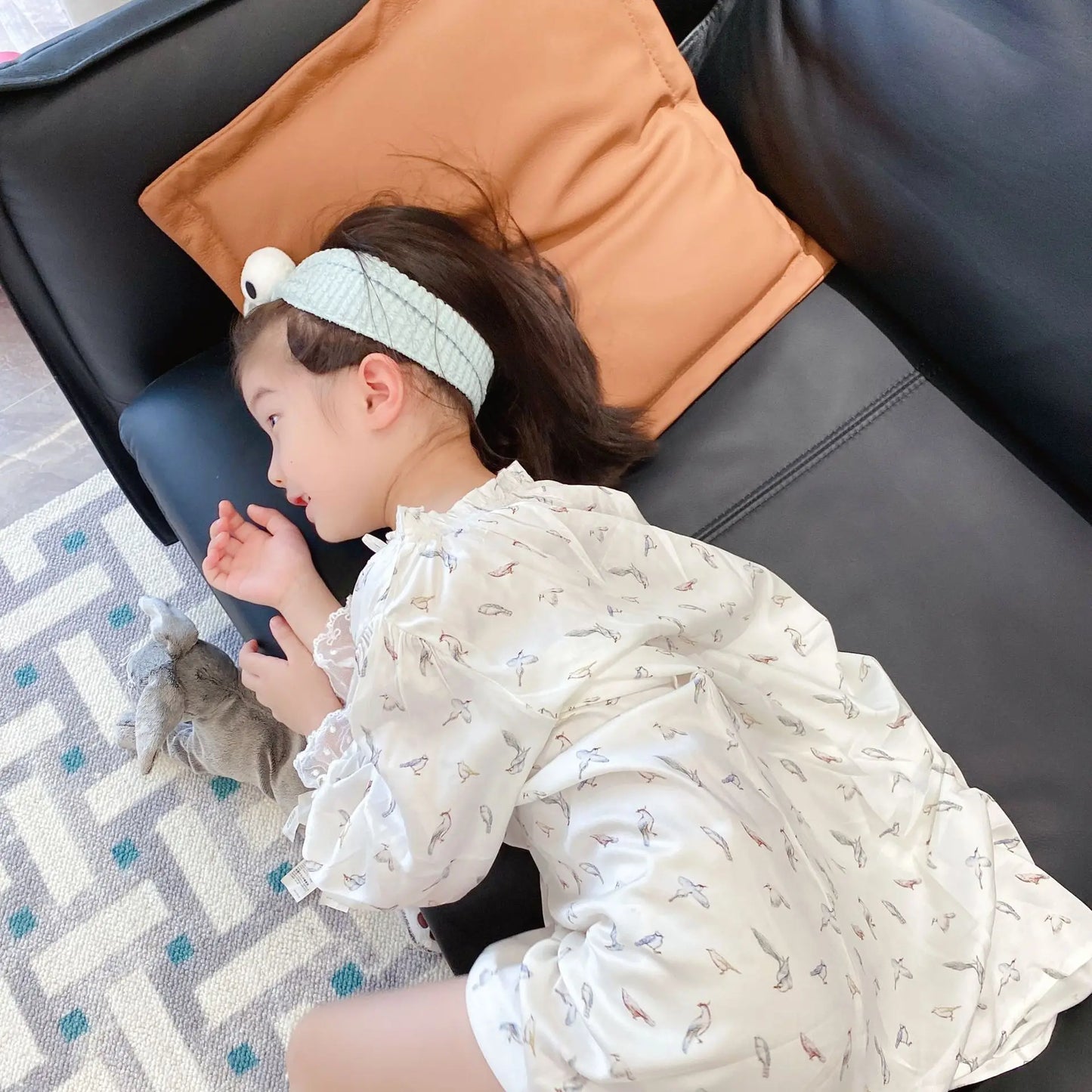 Pajamas Dress for Baby Girls Summer Children Floral Printed Soft Loose Night Dresses Princess Girl Nightgown Lady Sleepwear