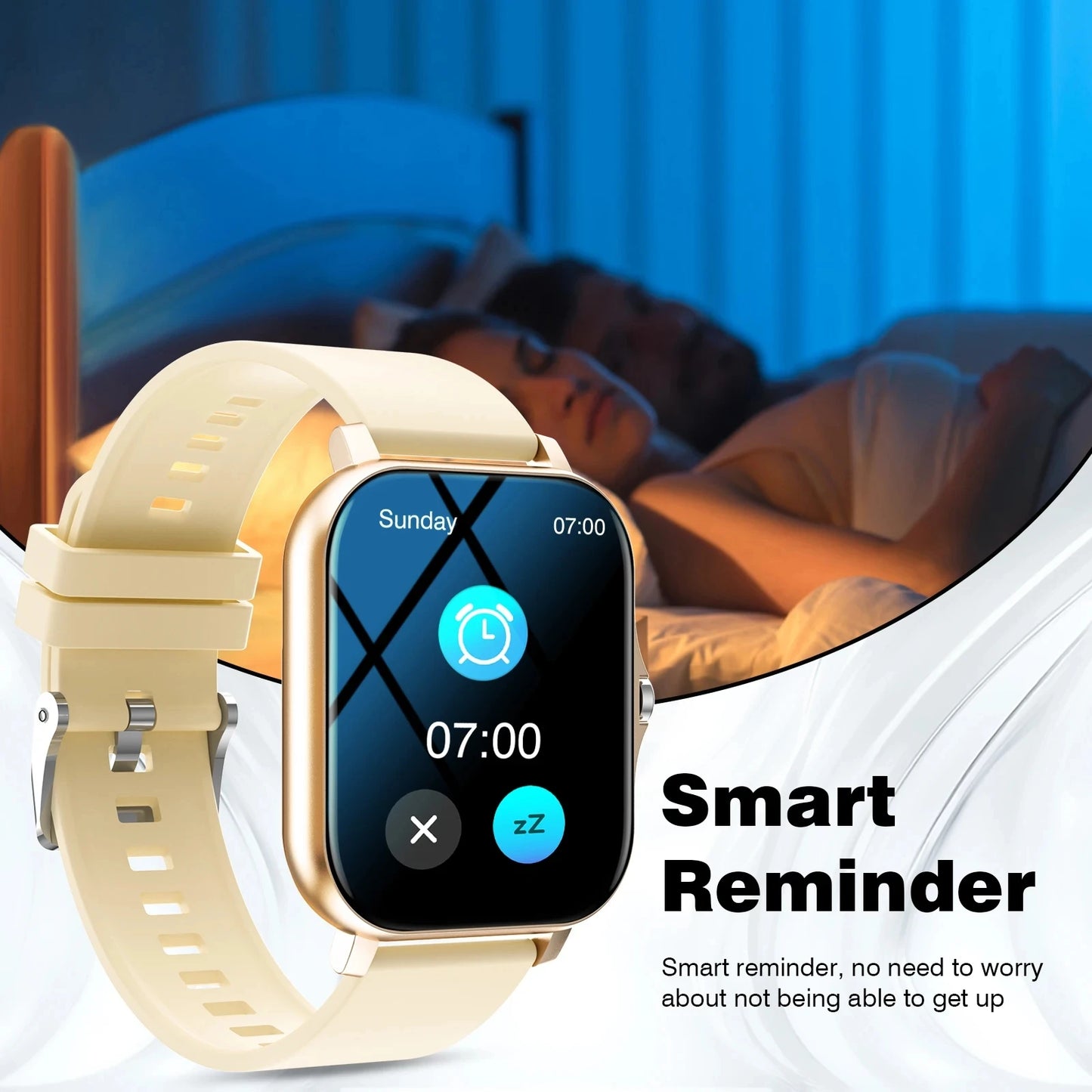Smart Watch For Android IOS Watches 2.01inch HD Display Bluetooth Call Message Alert Music Sports Mode Smartwatch Men Women Gift