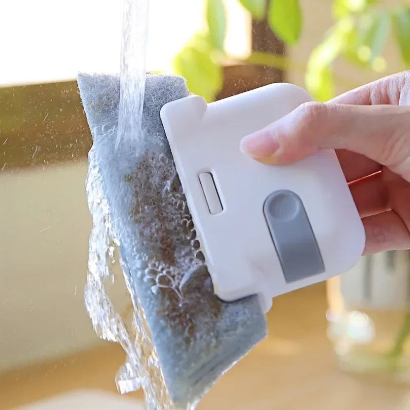 1pc universal window rail cleaning brush, easy to clean small gaps and frames, kitchen table cleaning tool