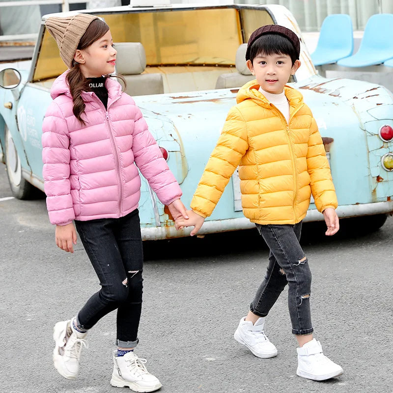 Years Autumn Winter Kids Down Jackets For Girls Children Clothes Warm Down Coats For Boys Toddler Girls Outerwear Clothes