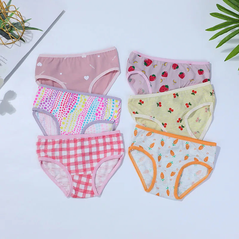 Character mix Infantil Girls Panties 12pc/bag Baby 100%Cotton Children Underwear Kids Girl Briefs 0-12year pants students