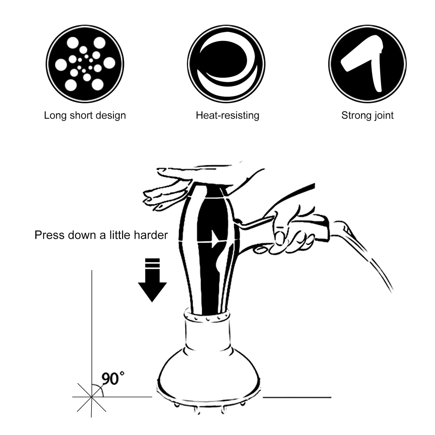 Salon Universal Hair Dryer Diffuser for Curls Temperature Resistant Hair Barbershop Home Drying Blower Hair Styling  Accessories